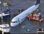 USA airways airbus A320 plane crash new york Hudson river