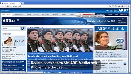 ARD Mediathek - Videos auf der Festplatte abspeichern (mit Untertitel)
