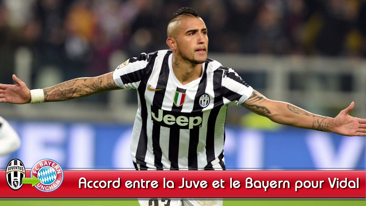 Accord entre la Juve et le Bayern Munich pour Vidal