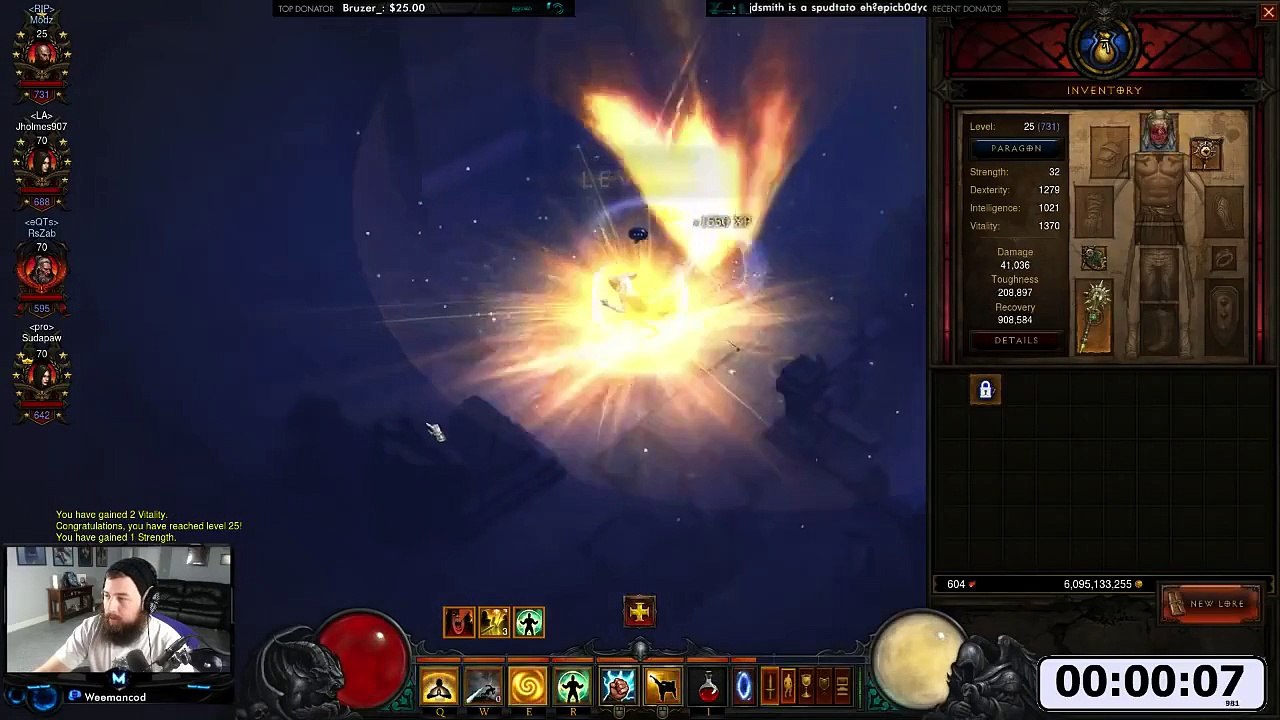 [Diablo 3] 1-70 in 1 Minute-ish | Moo Moo, Fastest Leveling Method