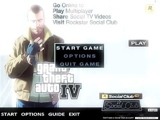 GTA SA - IV Loadscreens and Menu with Sounds