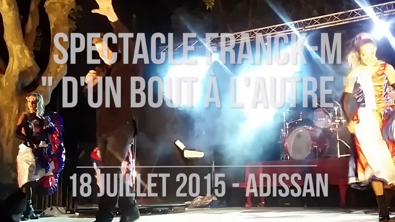 SPECTACLE FRANCK M - FRENCH CANCAN - ADISSAN