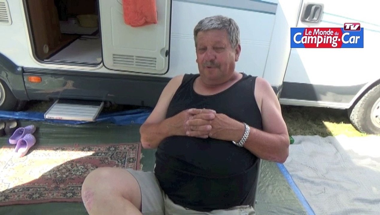 René, chauffeur routier à la retraite et camping-cariste