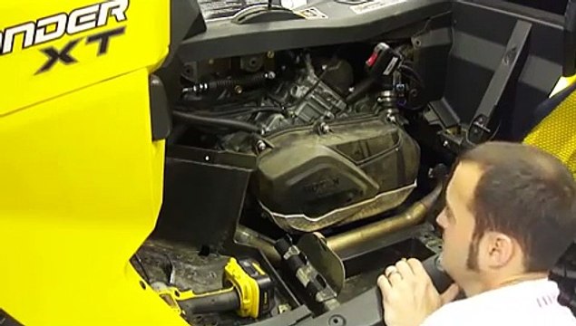 BRP can-am commander 800-1000 clutch removal disassembly
