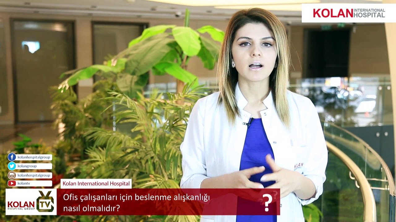 Ofis Çalışanları İçin Beslenme Alışkanlığı Nasıl Olmalıdır? - Dyt.R.Ezgi Mumcu