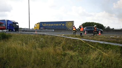 A16: accident de poids lourds à Ghyvelde.