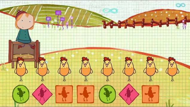 Peg Cat Chicken Dance Animation PBS Kids Cartoon Game Play Gameplay & Pizza Place Animatio