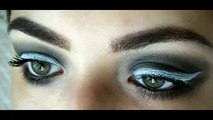 BLACK Eye Smokey Eyes   WHITE EYELINER Makeup Tutorial | TheQueenOfBeautyEnglishChannel ♥