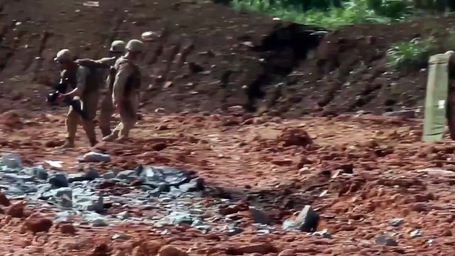 US Marines blow concrete walls only protected by blankets and steel balls