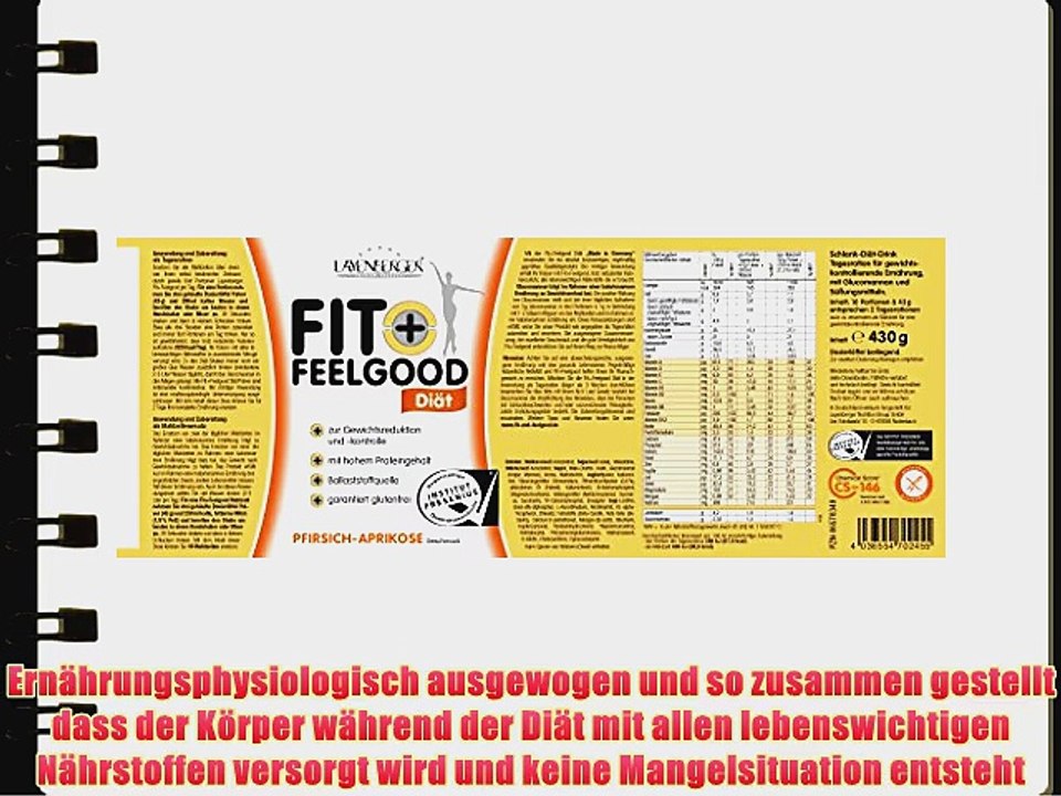 Layenberger Fit Feelgood Schlankdi?t Pfirsich-Aprikose 3er Pack (3 x 430 g)
