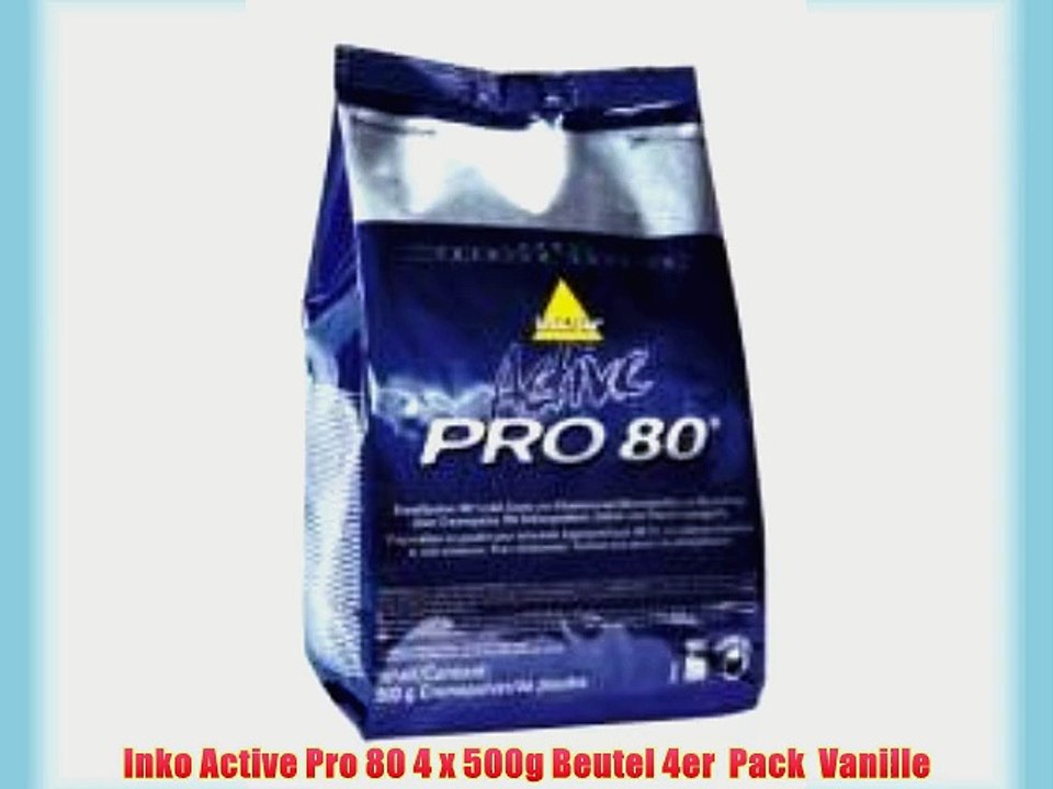 Inko Active Pro 80 4 x 500g Beutel 4er? Pack? Vanille