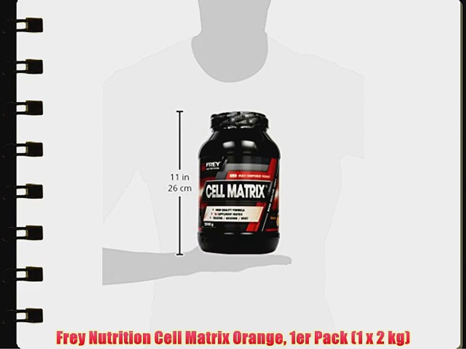 Frey Nutrition Cell Matrix Orange 1er Pack (1 x 2 kg)
