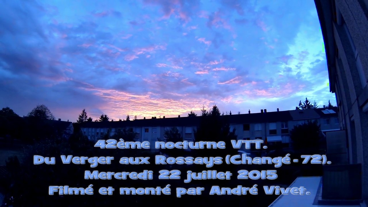 42ème nocturne VTT, mercredi 22 juillet 2015.