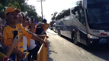 El Inter también llegó al Estadio para enfrentar su partido contra Tigres