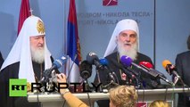 Serbia: Russian Patriarch Kirill arrives in Belgrade