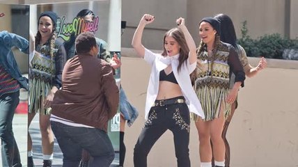 Hailee Steinfeld Shows Her Edgy Moves On Music Video Set