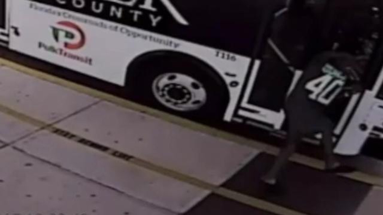 Man so angry over $2 fare he head-butts bus, knocks himself out