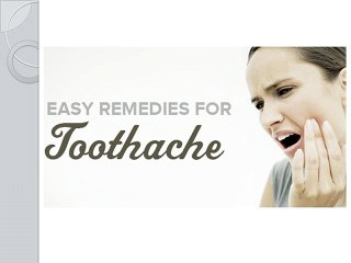 Home Remedies For Toothache