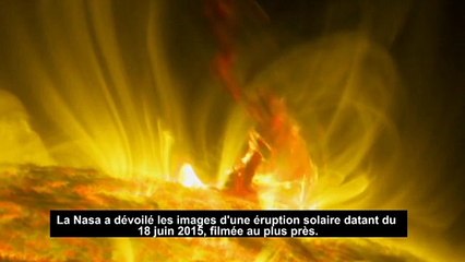 La Nasa dévoile d'incroyables images d'une éruption solaire