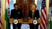 Secretary Clinton Delivers Remarks With Indian Foreign Minister Krishna