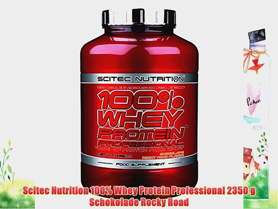 Scitec Nutrition 100% Whey Protein Professional 2350 g Schokolade Rocky Road