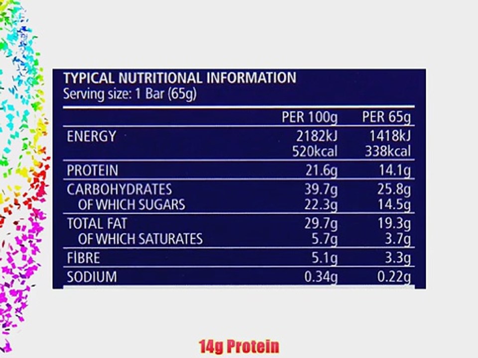 USN Protein/ Nut Energy Bar Pack of 12 Bars - 65 g