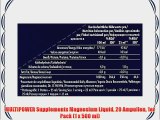 MULTIPOWER Supplements Magnesium Liquid 20 Ampullen 1er Pack (1 x 500 ml)