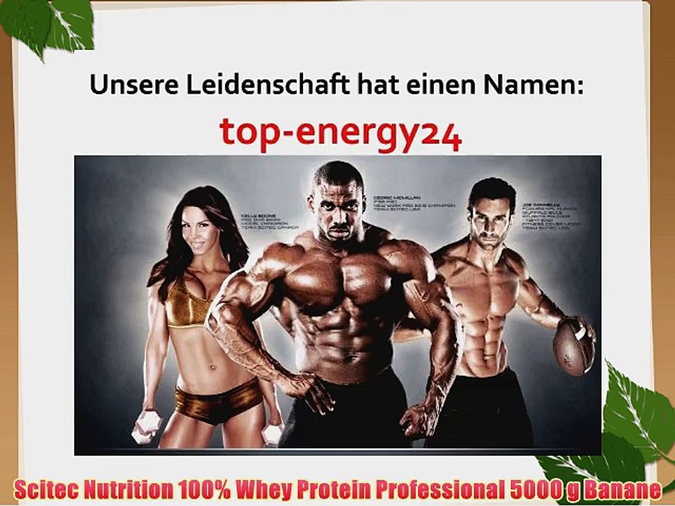 Scitec Nutrition 100% Whey Protein Professional 5000 g Banane