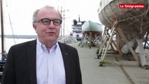 Brest. L'Hermione à quai début août