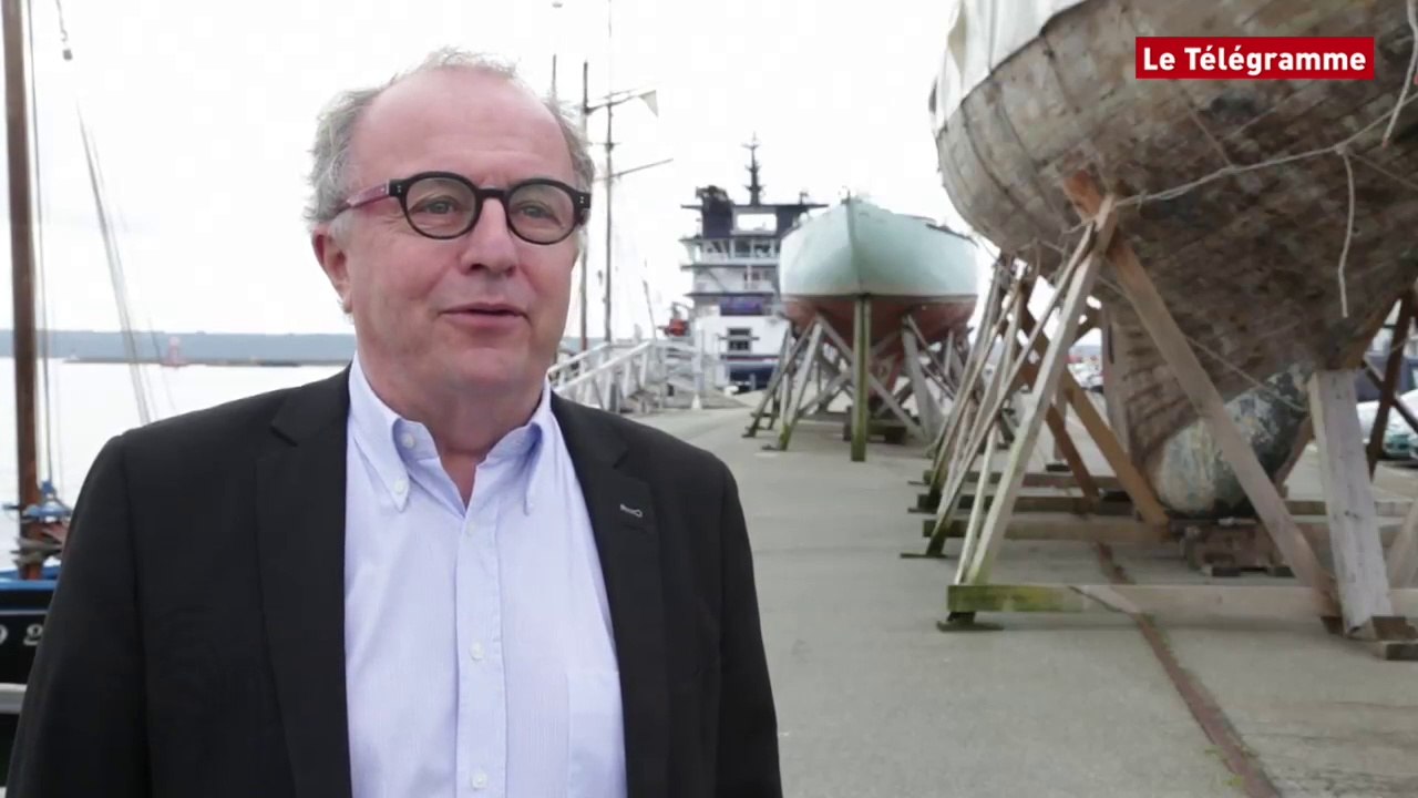 Brest. L'Hermione à quai début août