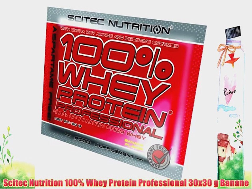 Scitec Nutrition 100% Whey Protein Professional 30x30 g Banane