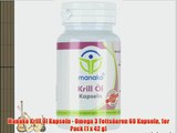 Manako Krill ?l Kapseln - Omega 3 Fetts?uren 60 Kapseln 1er Pack (1 x 42 g)