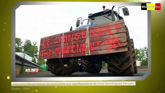 Les éleveurs belges soutiennent l’action des agriculteurs français