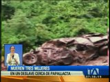 Tres muertos deja deslave en la vía Papallacta- Baeza