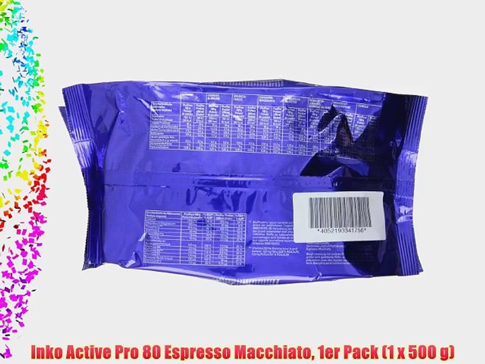 Inko Active Pro 80 Espresso Macchiato 1er Pack (1 x 500 g)