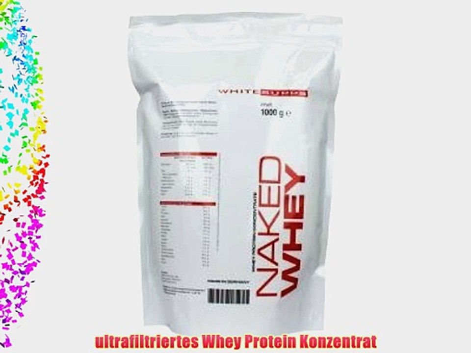 WHITE SUPPS Naked Whey - 1000g Beutel Cocos