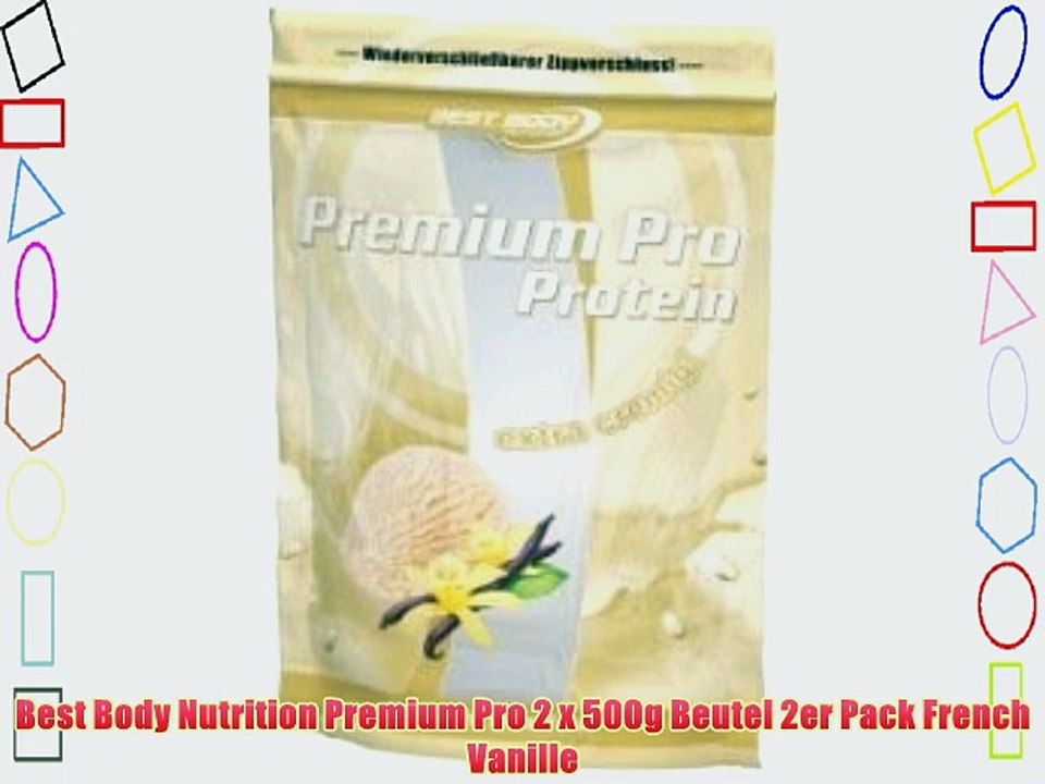 Best Body Nutrition Premium Pro 2 x 500g Beutel 2er Pack French Vanille