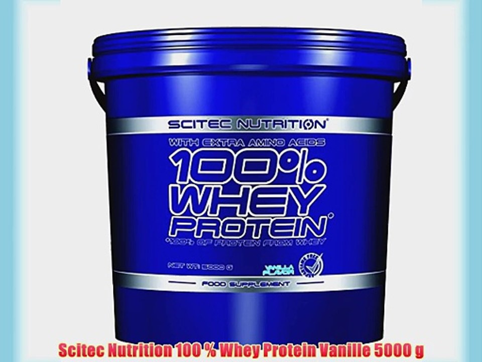 Scitec Nutrition 100 % Whey Protein Vanille 5000 g