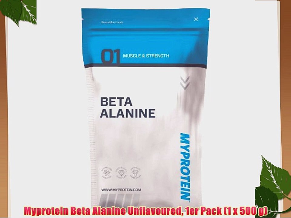 Myprotein Beta Alanine Unflavoured 1er Pack (1 x 500 g)