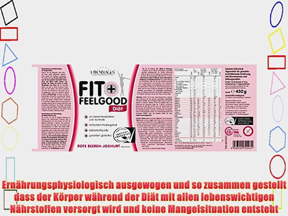 Layenberger Fit Feelgood Schlankdi?t Rote Beeren-Joghurt 3er Pack (3 x 430 g)