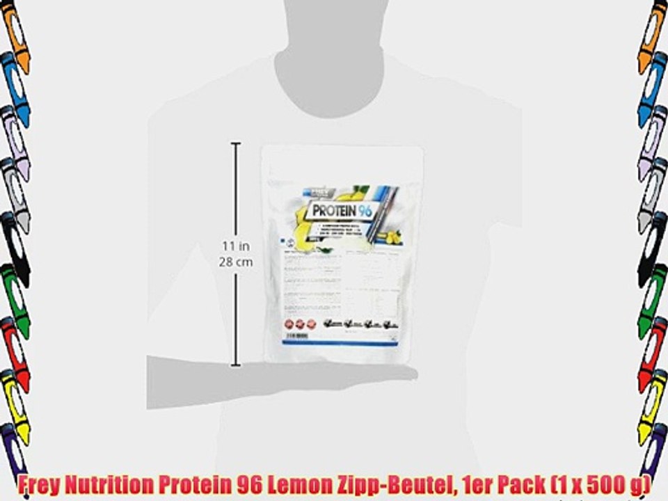 Frey Nutrition Protein 96 Lemon Zipp-Beutel 1er Pack (1 x 500 g)