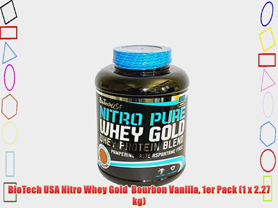 BioTech USA Nitro Whey Gold  Bourbon Vanilla 1er Pack (1 x 2.27 kg)