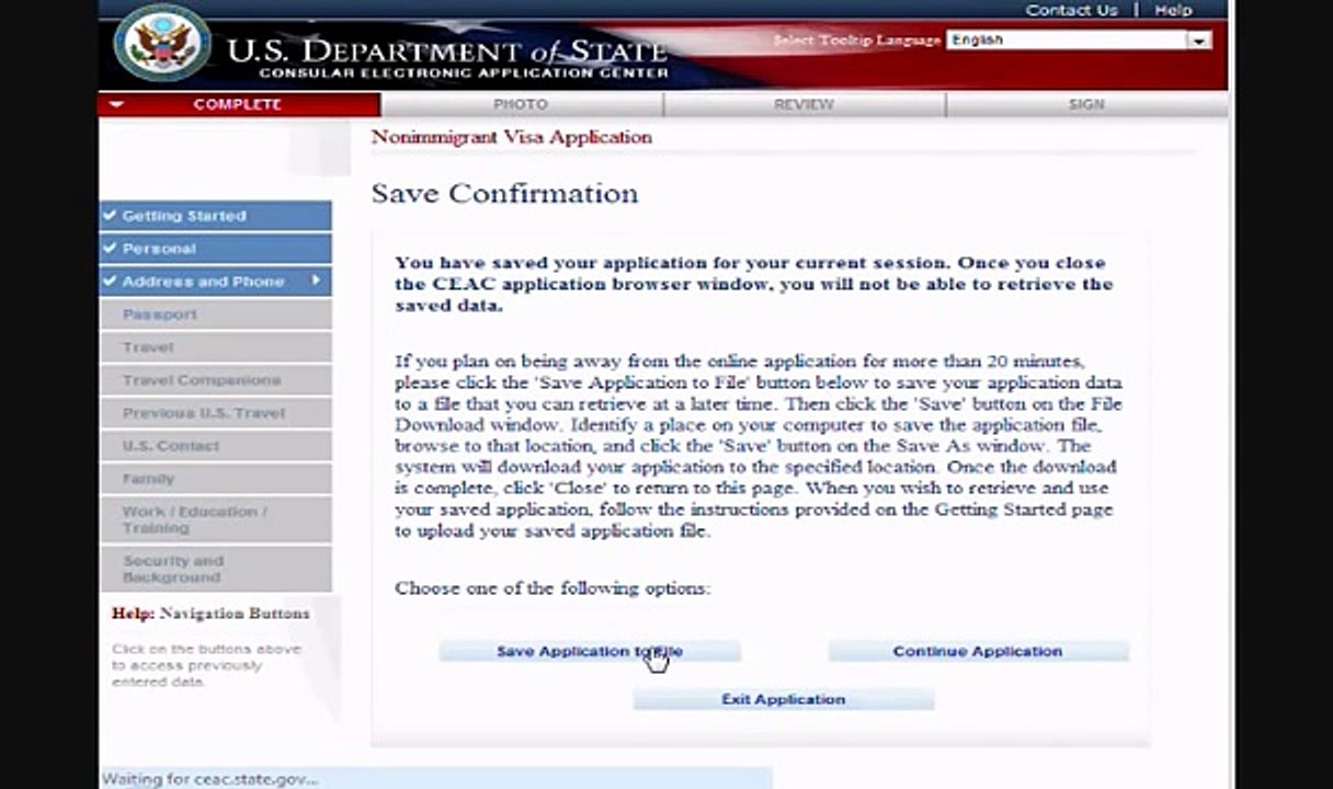 US  VISA DS-160 FORM FILLING GUIDANCE