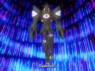 Kouji saves Kouchi from the Dark Spirit (Digimon Frontier)