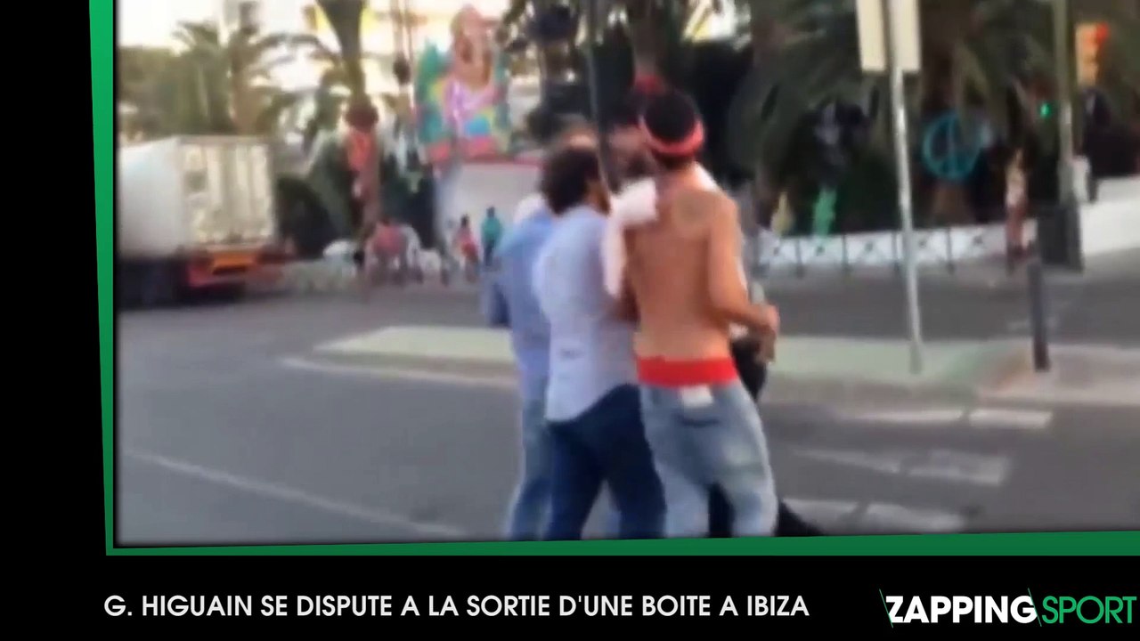 Gonzalo Higuain prêt à se battre à la sortie d'une boite de nuit à Ibiza !