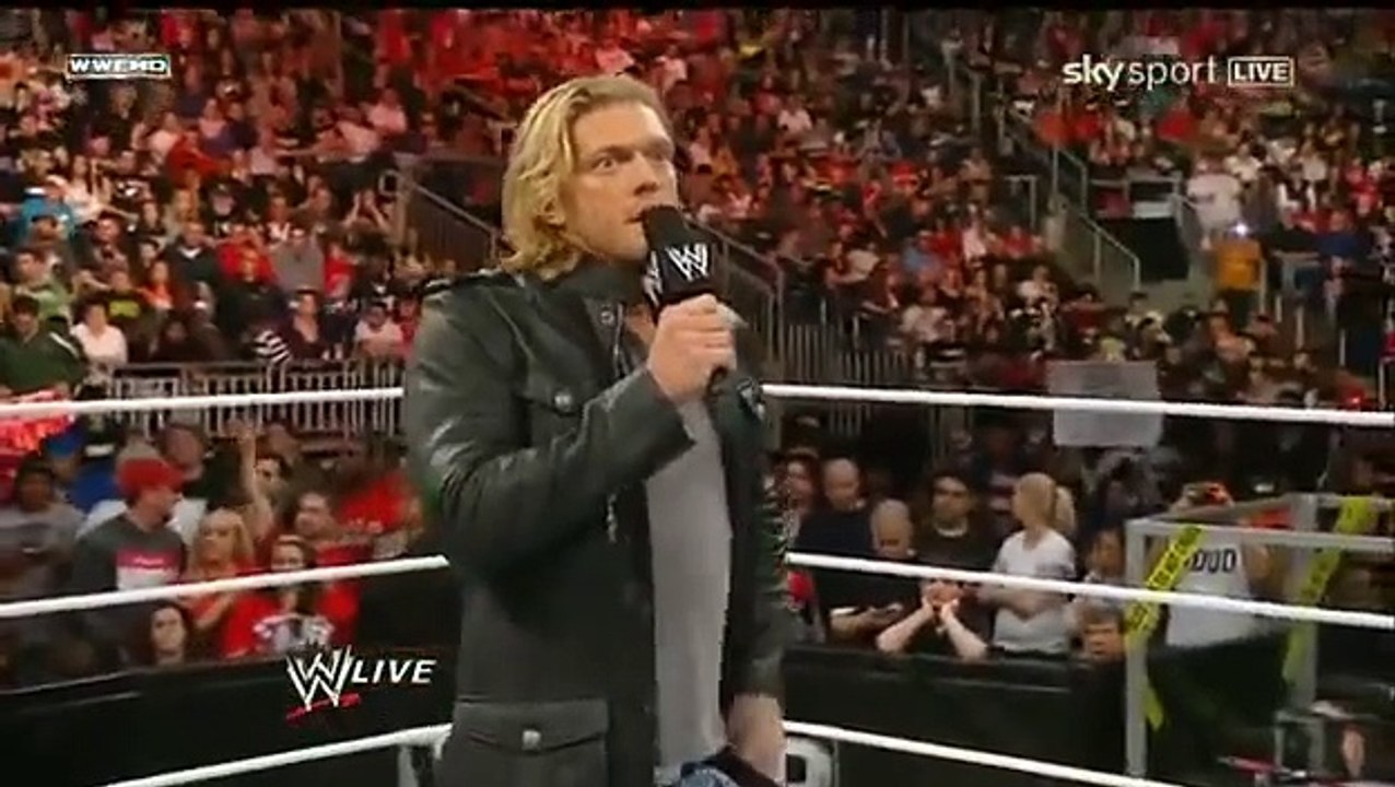 WWE Edge Retirement Speech April 2011