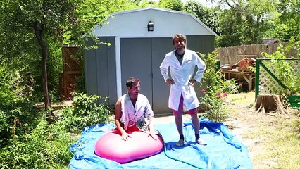 6ft Man In 6ft Giant Water Balloon