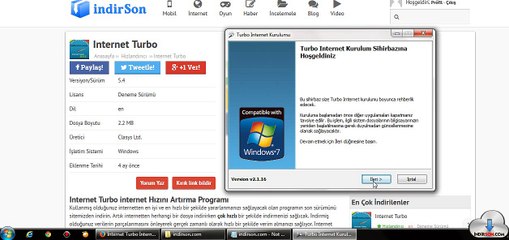 Internet Turbo kurulum inceleme