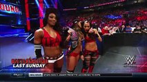 Naomi And Sasha Banks Vs The Bella Twins