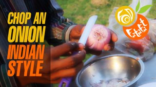 How to finely chop an onion fast way | Indian Style Food